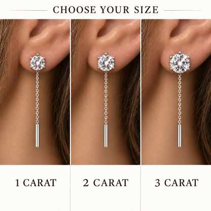 🔥TODAY ONLY — 80% OFF ✨Timeless Brilliance💎💎Elegant Solitaire Chain Tassel