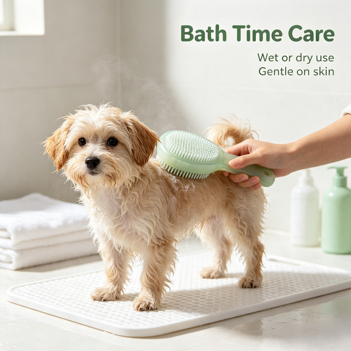 Lightweight Transparent Pet Daily Grooming Brush