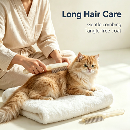 Precision Stainless Steel Pet Grooming Comb