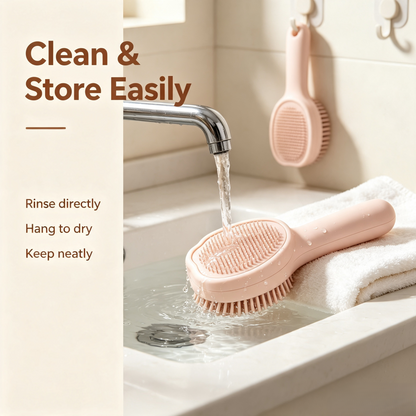 Dual Sided Soft Pet Grooming Brush