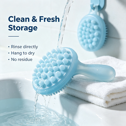 Dual-Action 2-in-1 Pet Grooming Bath Brush