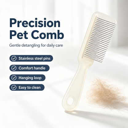 I-bestworld Precision Stainless Steel Pet Grooming Comb