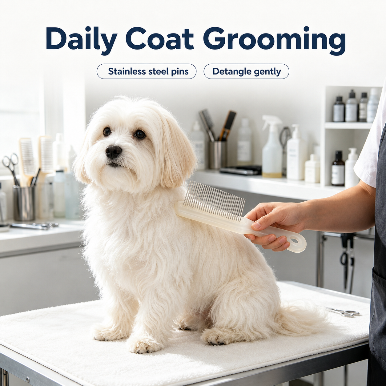 I-bestworld Precision Stainless Steel Pet Grooming Comb