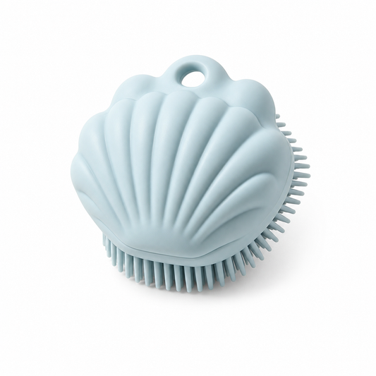 I-bestworld Seashell Silicone Pet Shower Grooming Brush