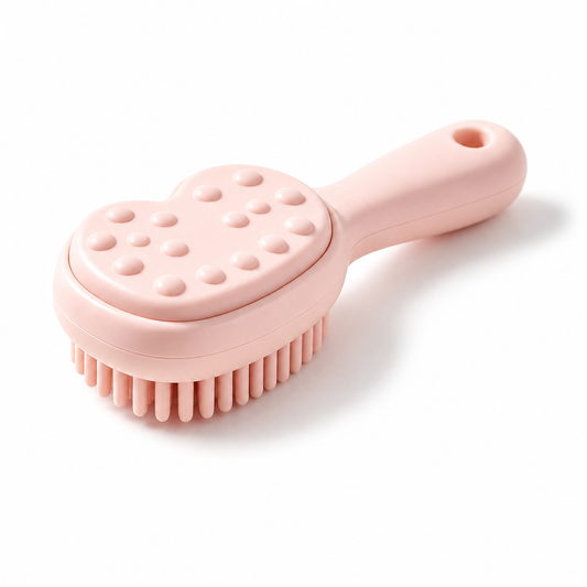 I-bestworld Heart-Shaped Soft Pet Grooming Massage Brush