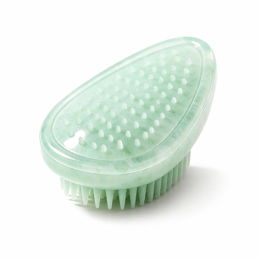 I-bestworld Jade-Like Transparent Pet Grooming Massage Brush
